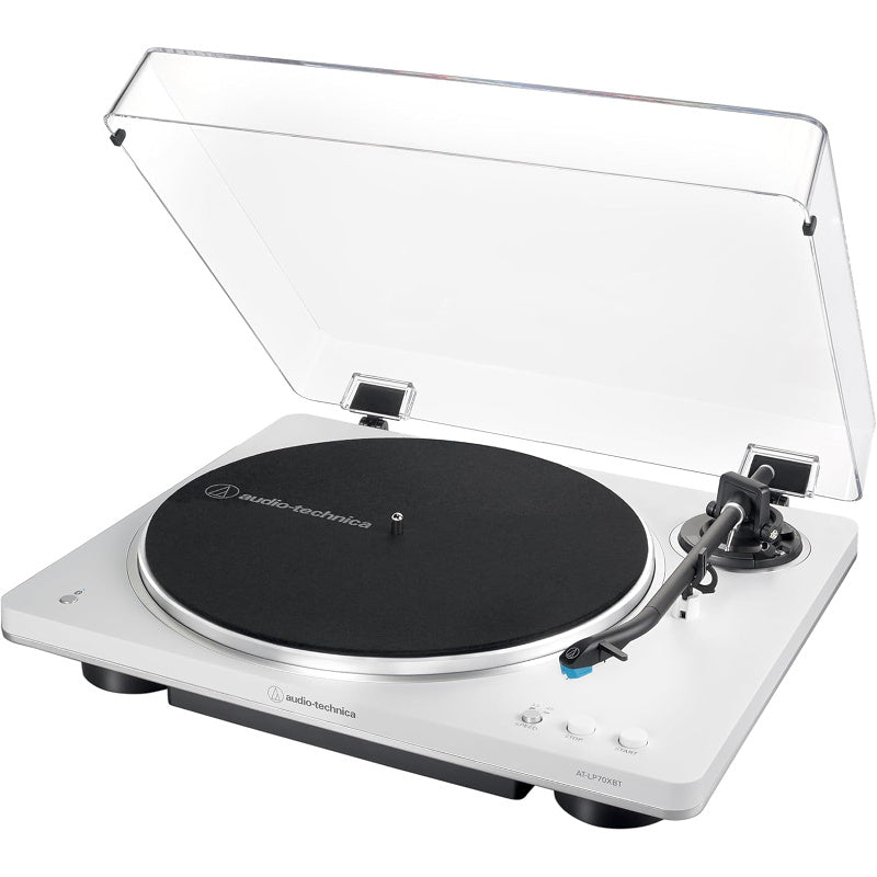 Audio-Technica LP70XBT Bluetooth kapcsolattal automata lemezjátszó, fehér - 2