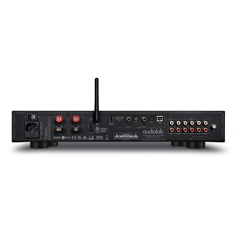 Audiolab 7000A sztereó erősítő, fekete színben - 2