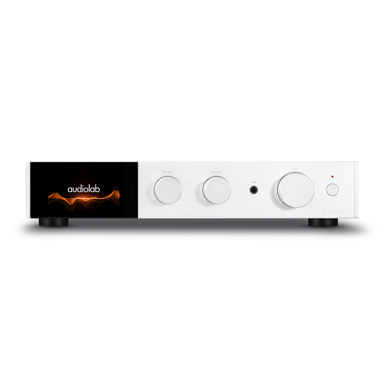 Audiolab 9000A sztereó erősítő, ezüst színben