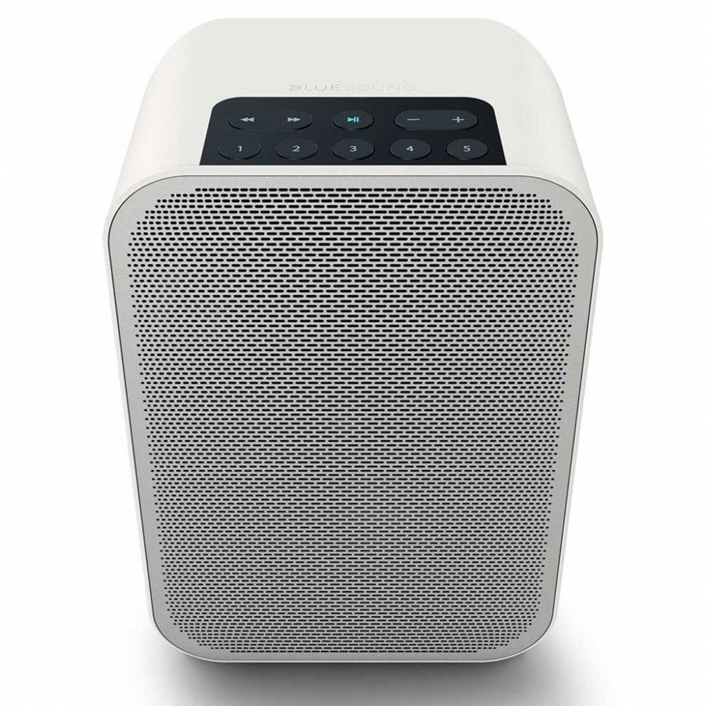 Bluesound PULSE FLEX 2i hálózatképes Wifi és Bluetooth hangszóró fehér színben