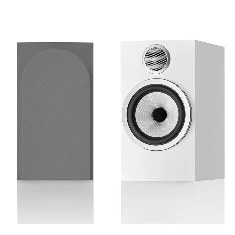 Bowers & Wilkins 706 S3 állványos hangfal ,fehér színben.