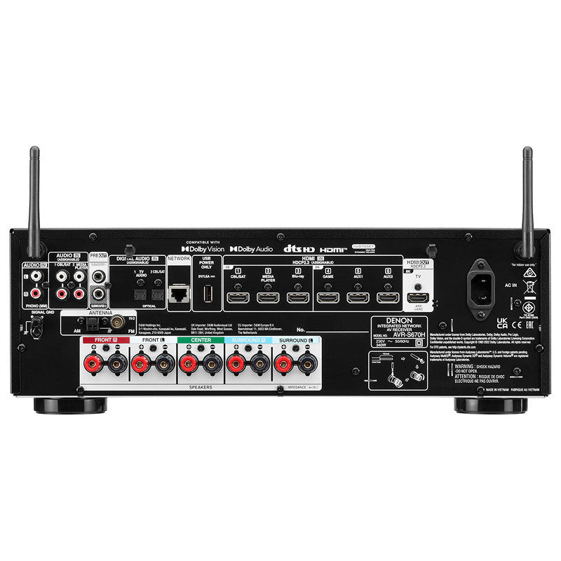 Denon AVR-S670H 5.2 házimozi erősítő - 2