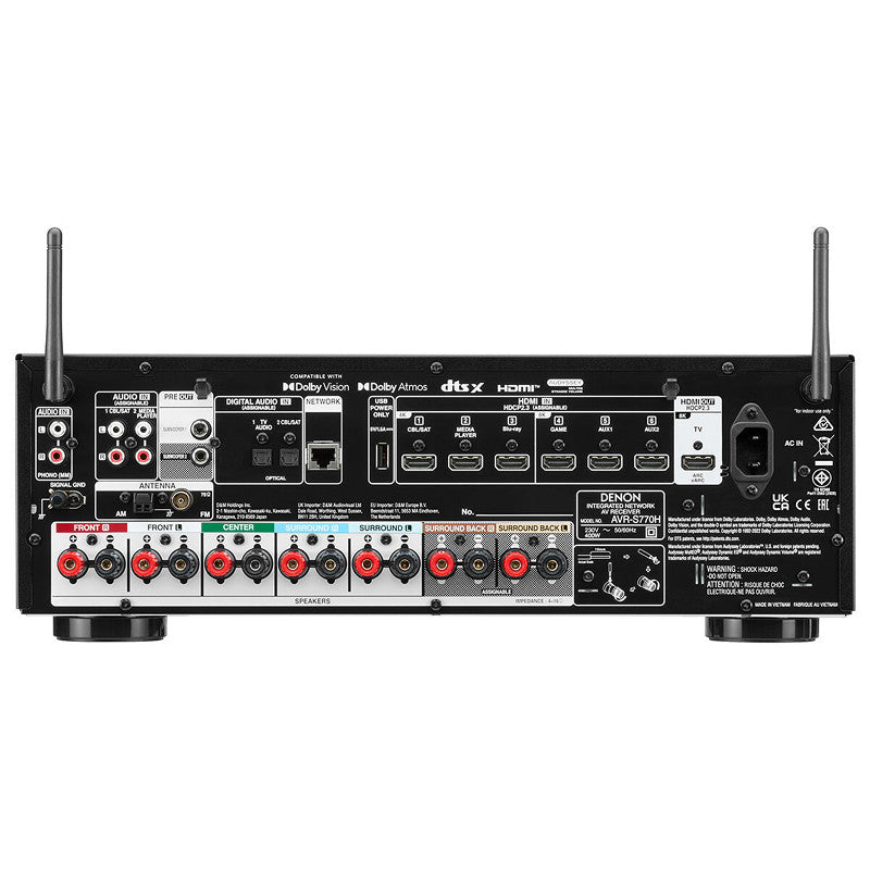Denon AVR-S770H 7.2.2 házimozi erősítő - 2