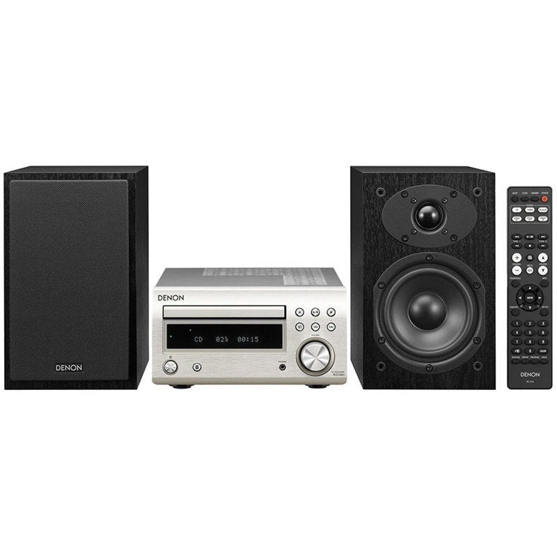 Denon RCD-M41 mini hifi ezüst színben - 2