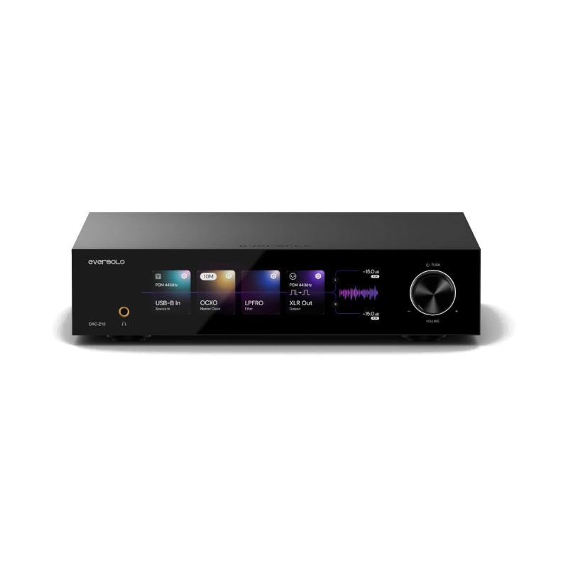 Eversolo DAC-Z10 D/A konverter, fejhallgató erősítő, fekete
