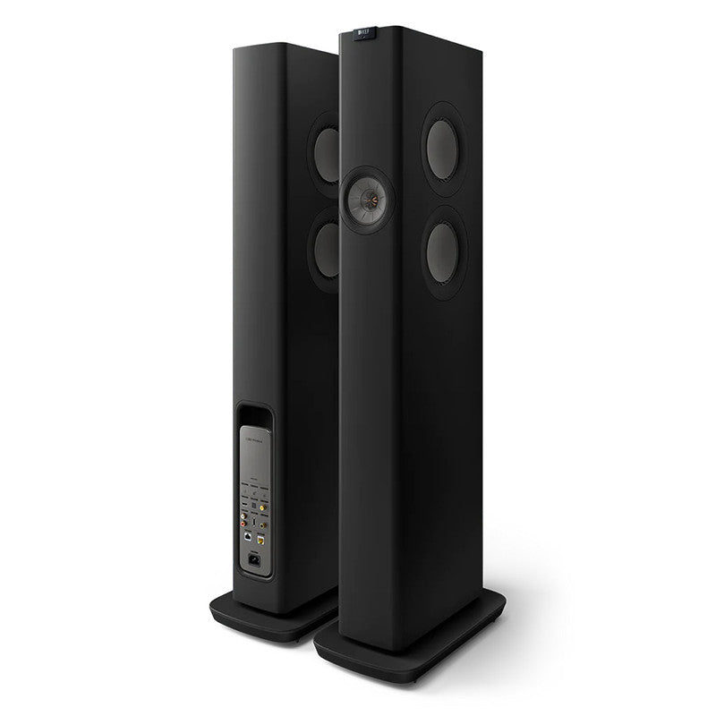 KEF LS60 Wireless álló hangfal, fekete színben - 2