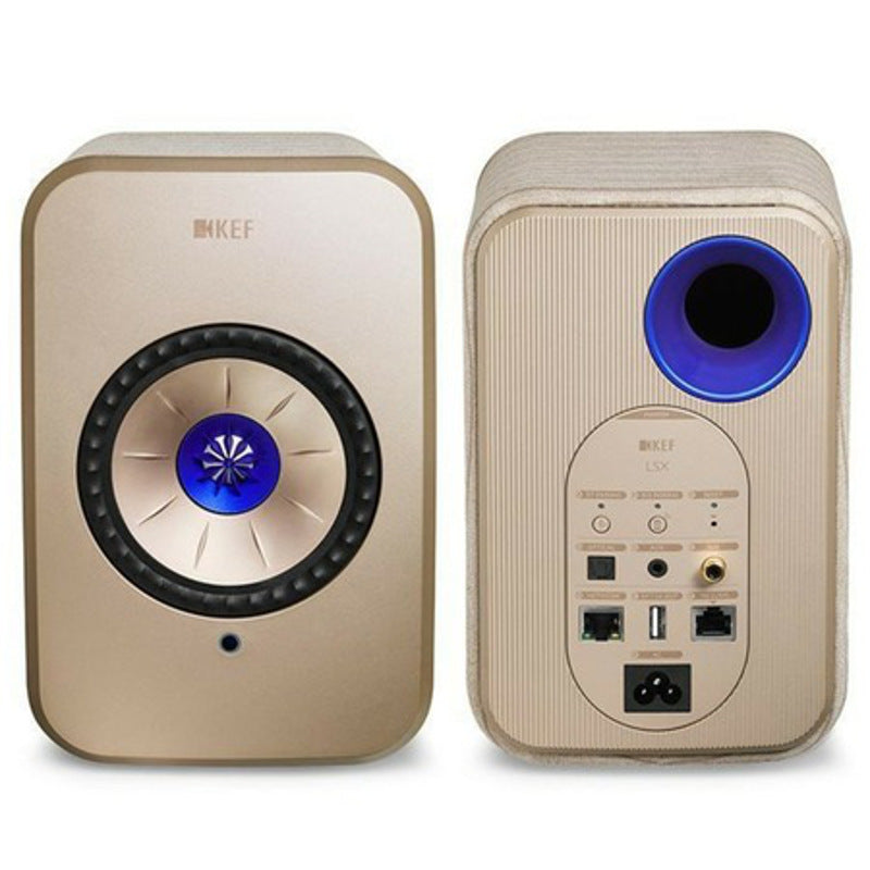 KEF LSX II wireless aktív állványos hangfal, Soundwawe színben