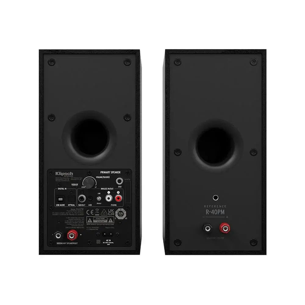 KLIPSCH R-40PM aktív polcsugárzó pár, fekete