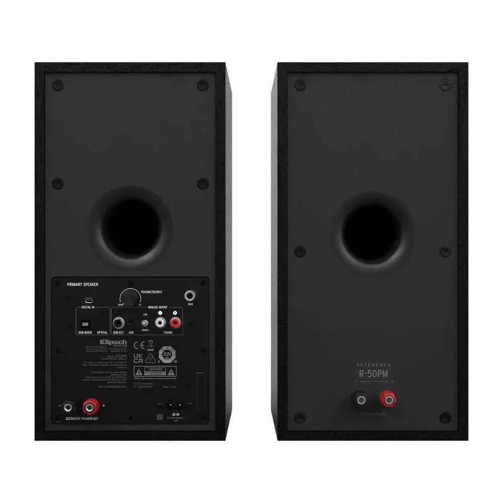 KLIPSCH R-50PM aktív polcsugárzó pár, fekete