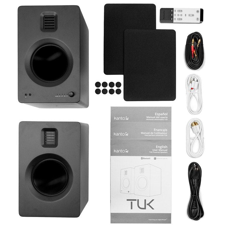 Kanto Audio TUK aktív Bluetooth hangfal, matt fekete - 4
