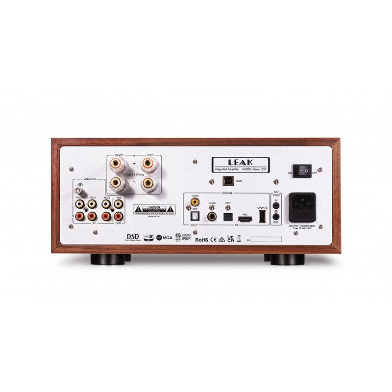 LEAK Stereo 230 integrált erősítő, dió - 2