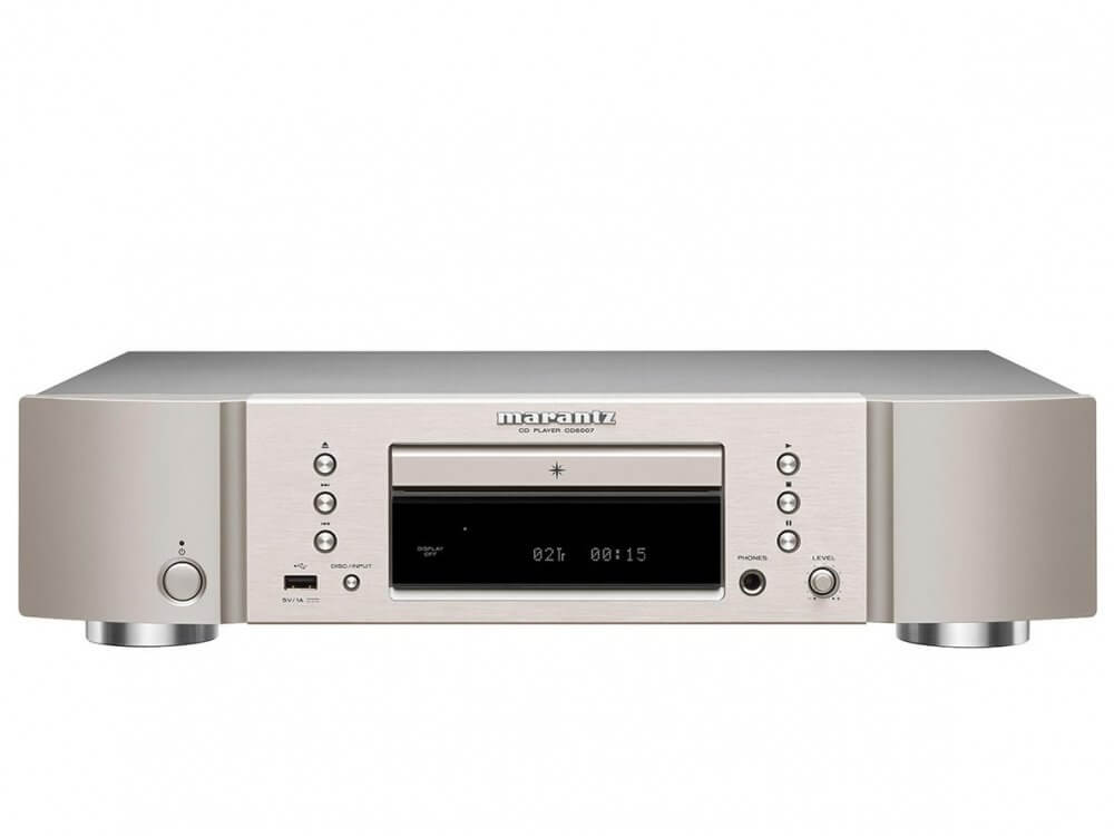 Marantz CD6007 CD lejátszó, ezüst színben