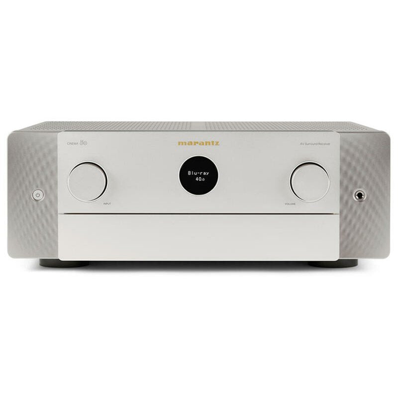 Marantz Cinema 50 házimozi rádióerősítő, ezüst színben