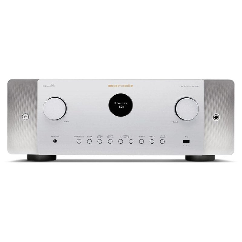Marantz Cinema 60 DAB házimozi rádióerősítő, ezüst színben
