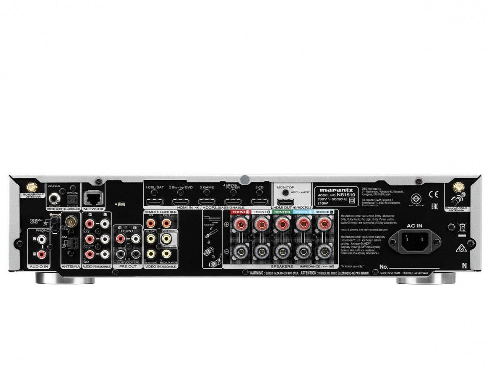 Marantz NR1510 házimozi erősítő, silver gold színben - 2