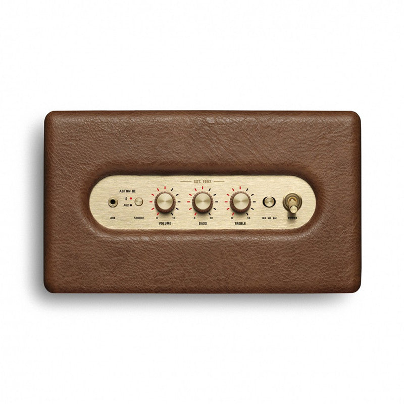 Marshall Acton III Bluetooth hangszóró, barna - 2