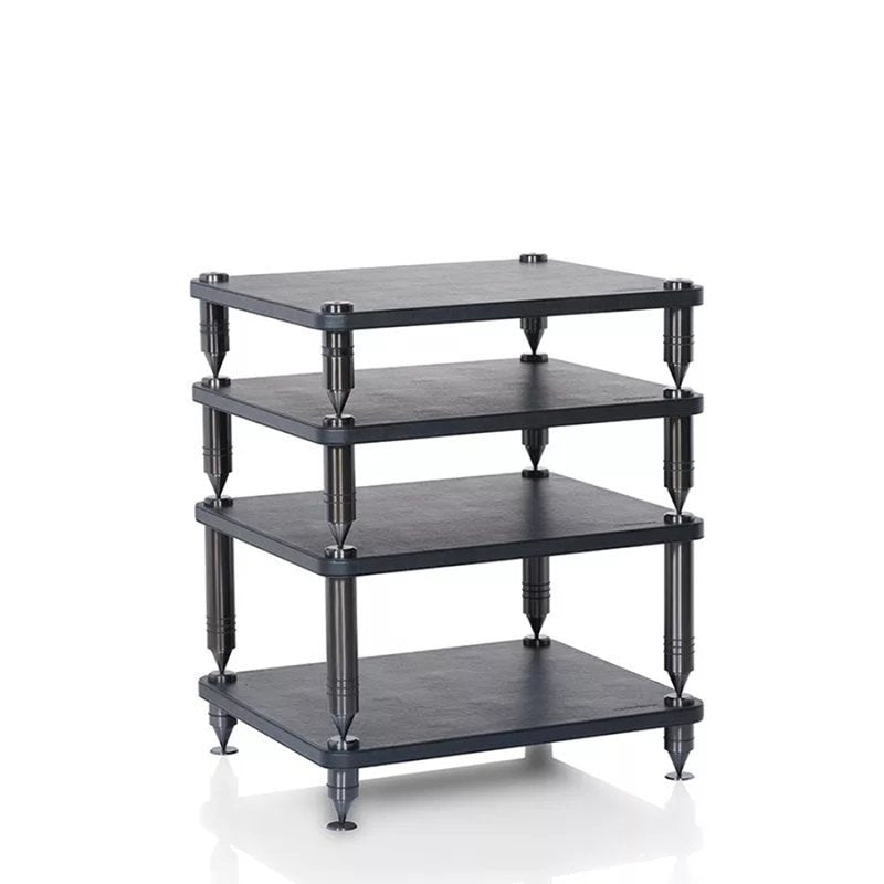 NorStone Como Base HI-FI állvány , fekete bőr - 2