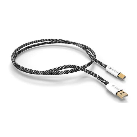 NorStone Jura USB A-B ezüstözött összekötő kábel 3m