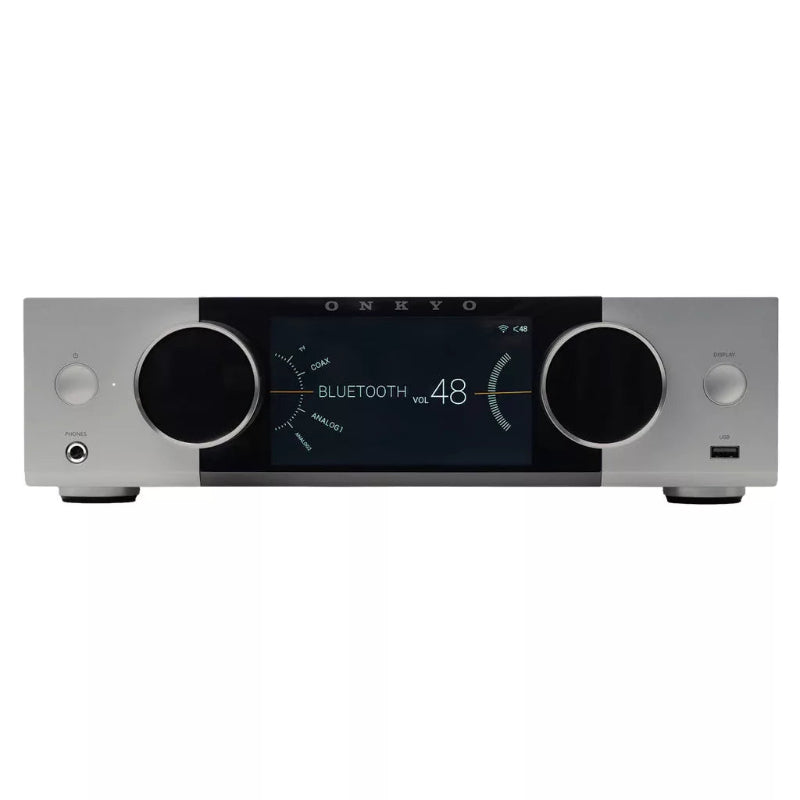 ONKYO MUSE Y-40 hálózati zenelejátszó és integrált nagyteljesítményű erősítő, ezüst