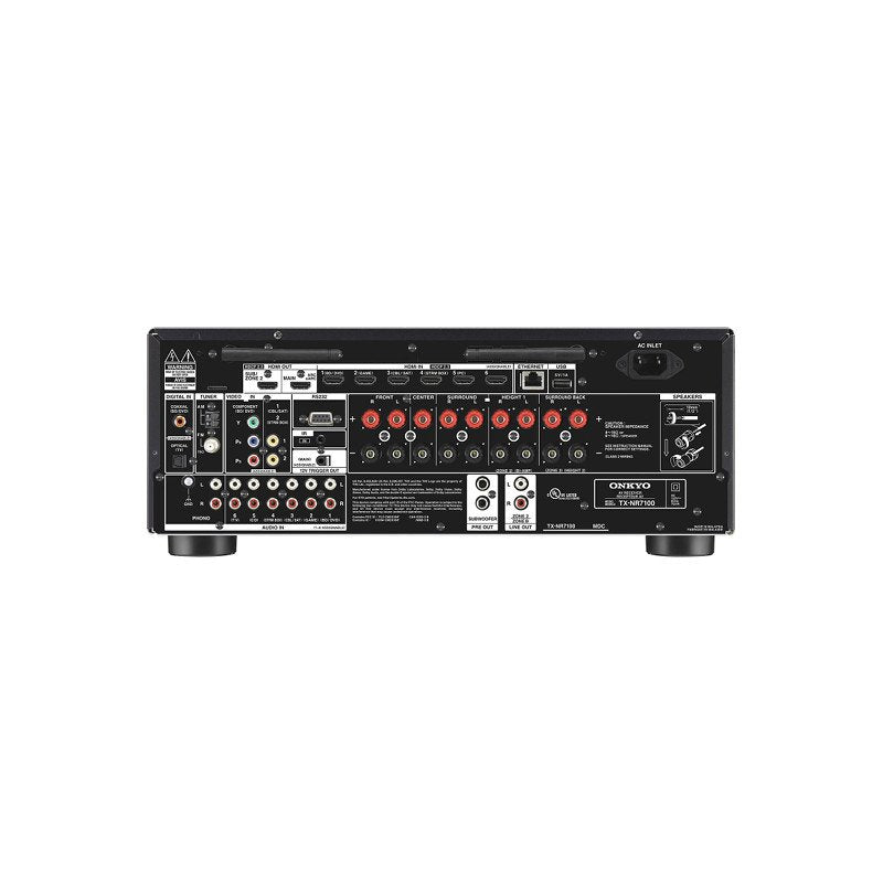 Onkyo TX-NR7100 9.2 Dolby Atmos, DTS:X házimozi erősítő, fekete - 2