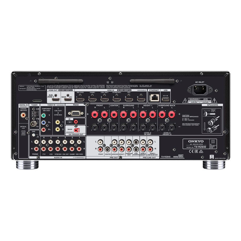 Onkyo TX-RZ30 9.2 csatornás házimozi erősítő, fekete - 3