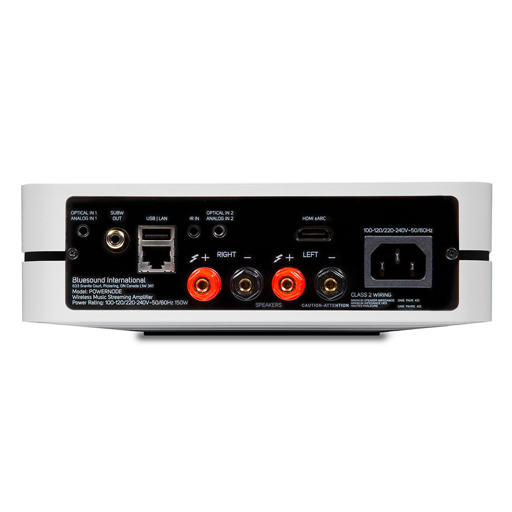 Bluesound Powernode hálózatos sztereó erősítő fehér színben - 2