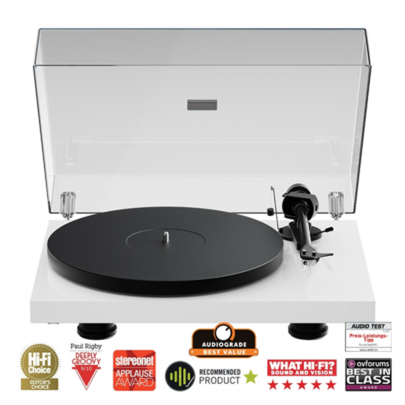 Pro-Ject Debut EVO 2 audiofil lemezjátszó, lakk fehér