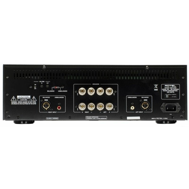 Rotel RB-1552MKII Sztereó végerősítő, fekete színben - 2