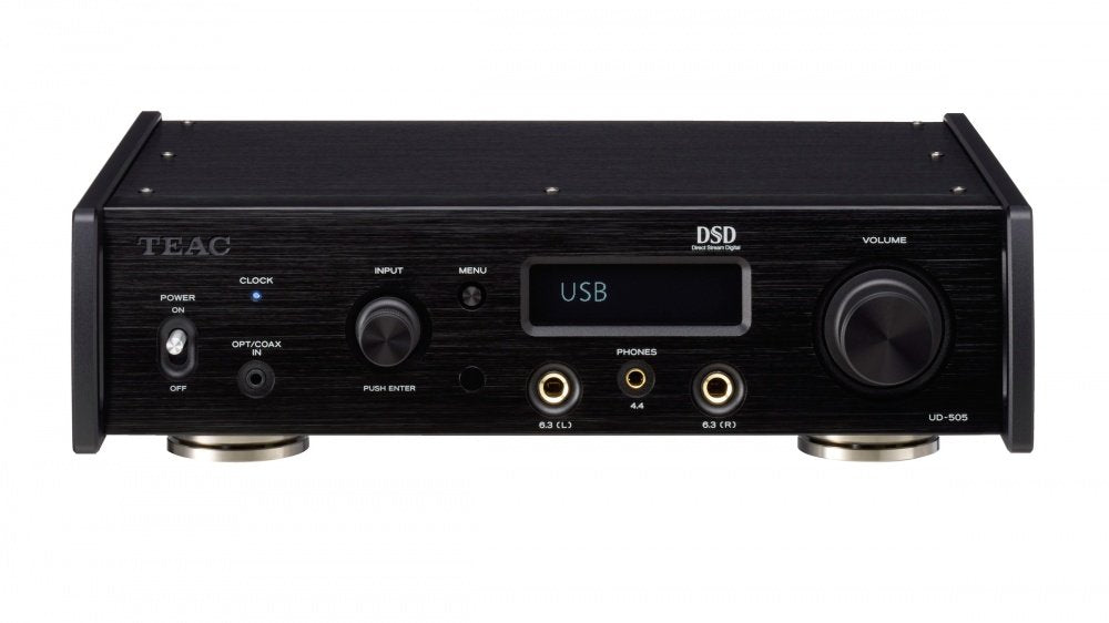 TEAC UD-505-X Reference Dual Mono USB D/A konverter és fejhallgató erősítő, ezüst