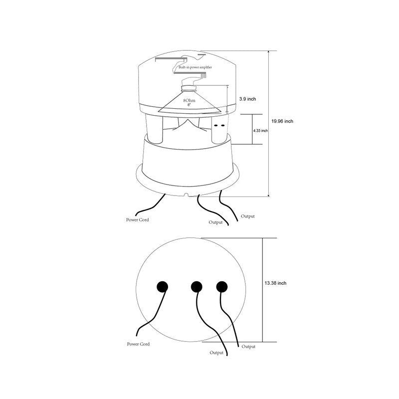 TIC Audio B515 Bluetooth 5.0 omni, aktív kültéri mélyláda - 3