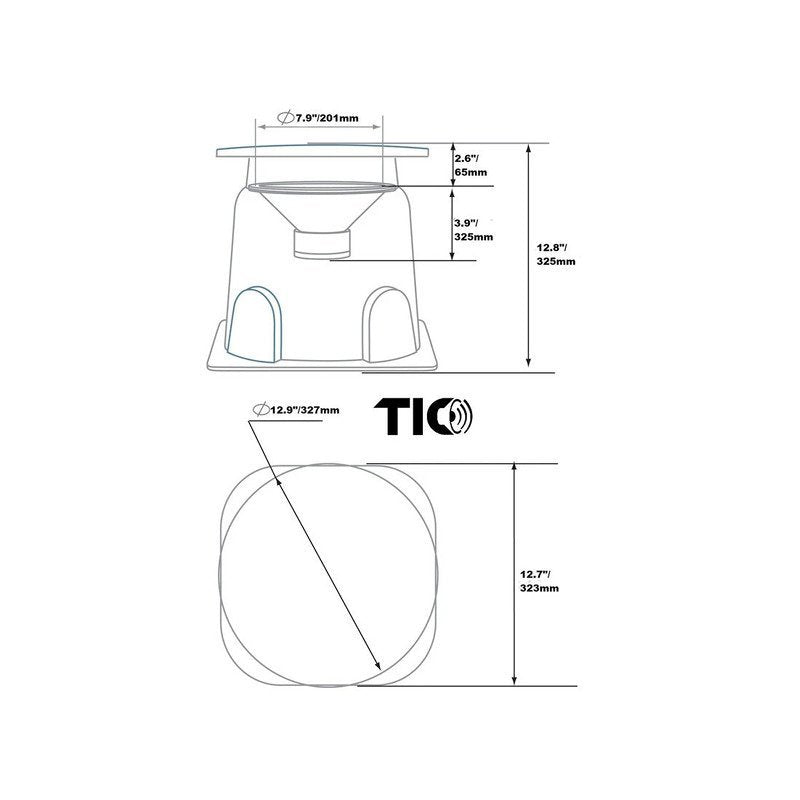 TIC Audio GS3 omni direkcionális, kültéri hangsugárzó - 3