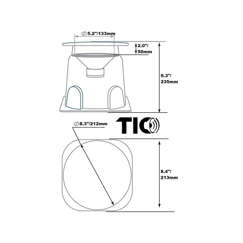 TIC Audio GS5 omni direkcionális, kültéri hangsugárzó - 3