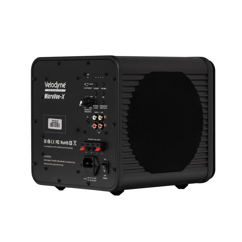 Velodyne MicroVee X mélyláda, fekete színben - 4