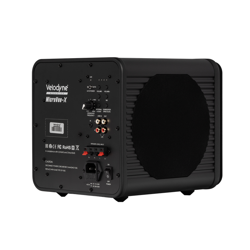 Velodyne MicroVee X mélyláda, fekete színben - 4