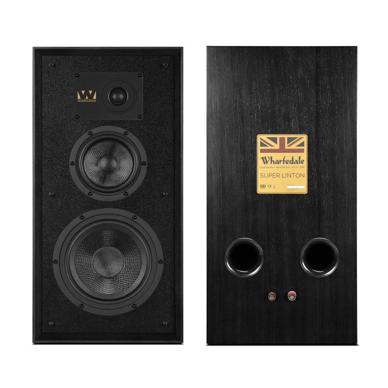 Wharfedale Super Linton állványos hangfal, fekete