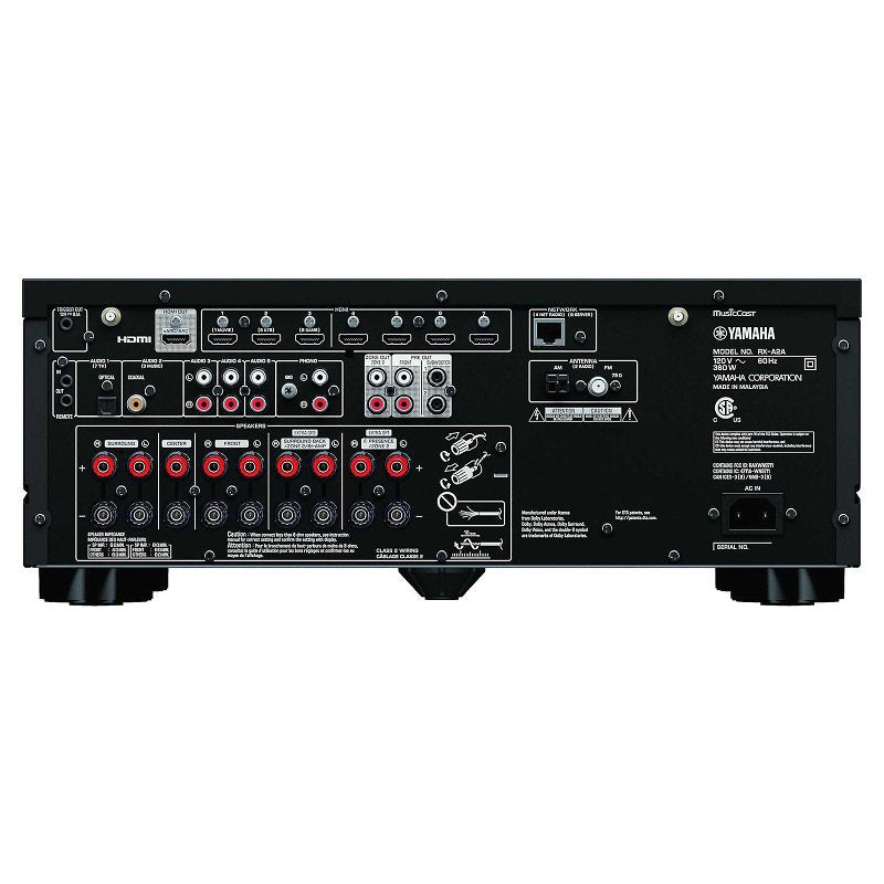 Yamaha RX-A2A 7.2 Dolby Atmos házimozi erősítő, fekete - 2