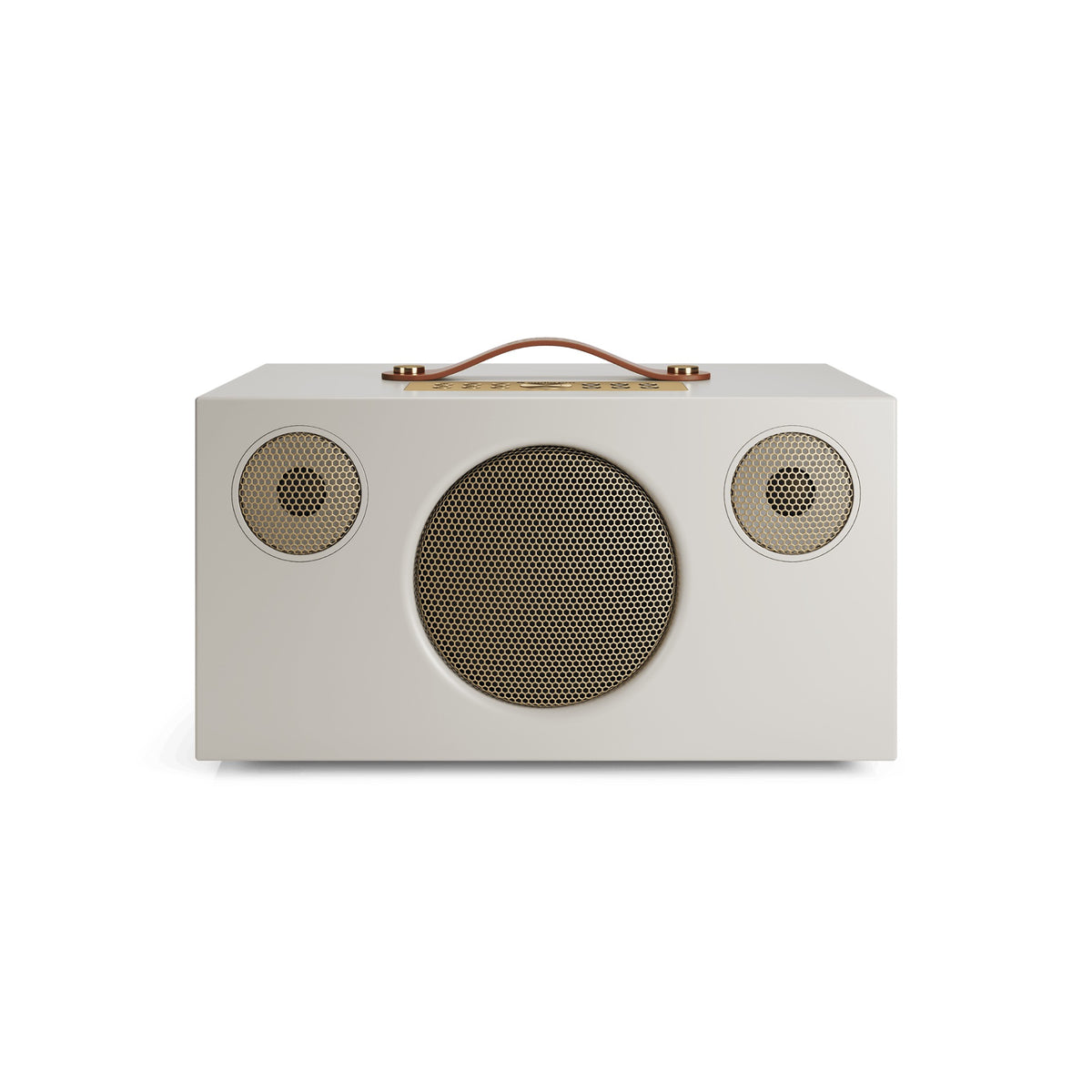 Audio Pro C10 MkII W vezeték nélküli multiroom hangszóró, Classic kivitel, Dune, szemből