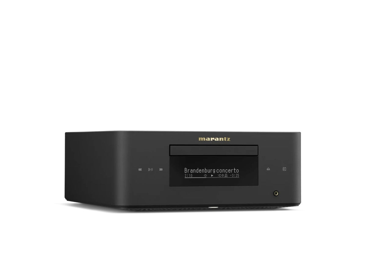 Marantz MCR 60n DAB CD-s hálózati mikro hifi, fekete oldalnézet