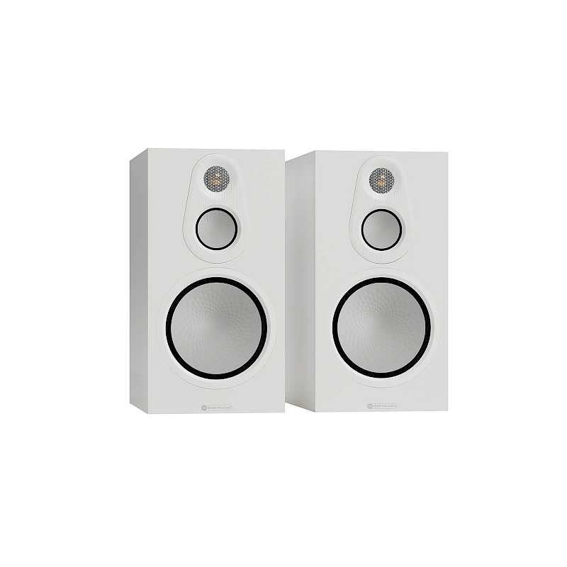 Monitor Audio Silver 100 8G állványos hangfal, szatén fehér
