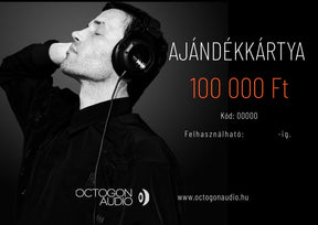 Octogon Audio ajándékutalvány, 100 000 Ft