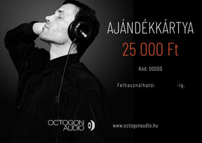 Octogon Audio ajándékutalvány, 25 000 Ft