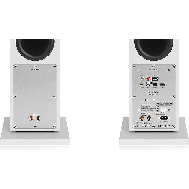 Audio Pro A38 Bluetooth, Wi-Fi hangsugárzó, fehér - 3