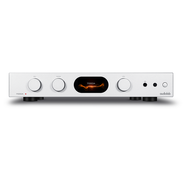 Audiolab 7000A sztereó erősítő, ezüst színben