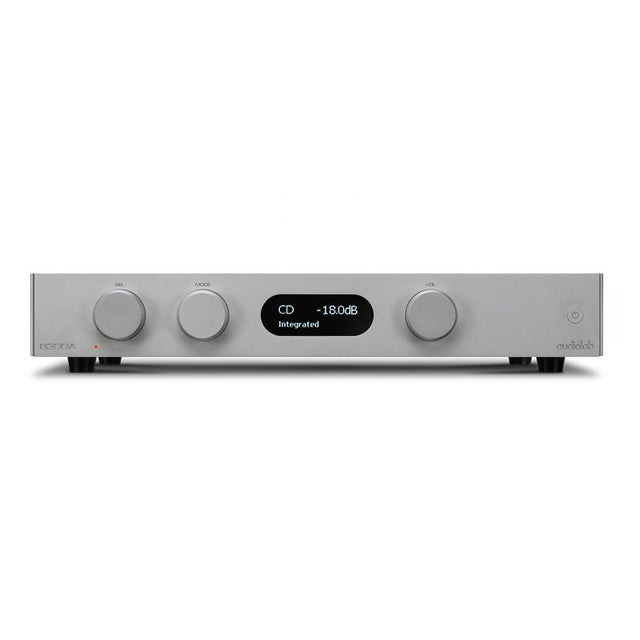 Audiolab 8300A sztereó erősítő, ezüst színben