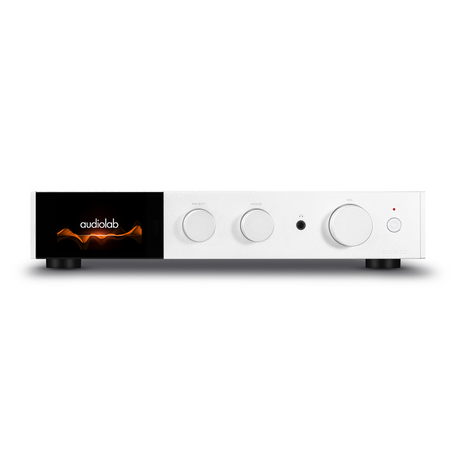 Audiolab 9000A sztereó erősítő, ezüst színben