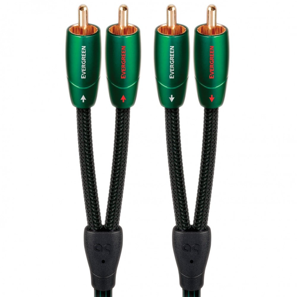 Audioquest Evergreen analóg interconnect kábel, 1.5 m