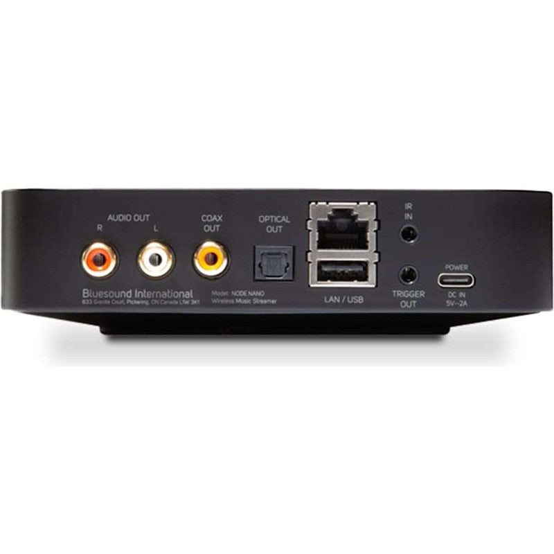 Bluesound Node Nano hálózati médialejátszó, fekete - 3