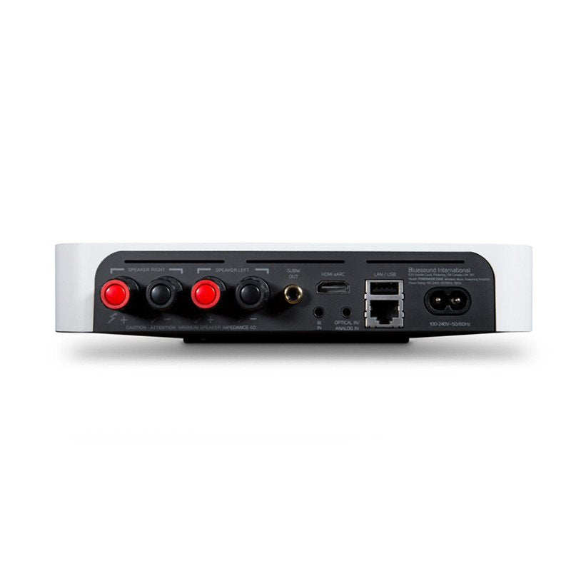 Bluesound Powernode Edge, hálózatos sztereó erősítő, fehér színben - 3