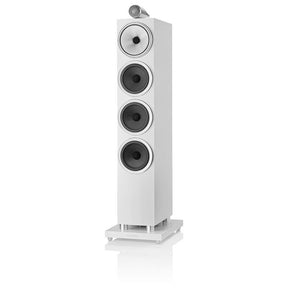 Bowers & Wilkins 702 S3 álló hangfal, fehér színben.