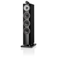 Bowers & Wilkins 702 S3 álló hangfal, lakk fekete színben.